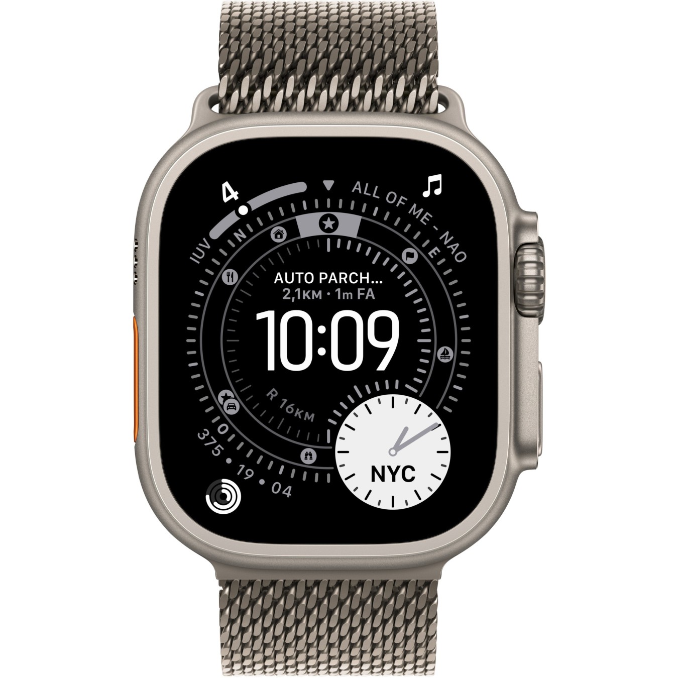 Apple Watch Ultra 3 - Titanium Cellular 49mm Natural (Milanese Titanium Natural) Small — Buy in Cyprus with Fast Delivery