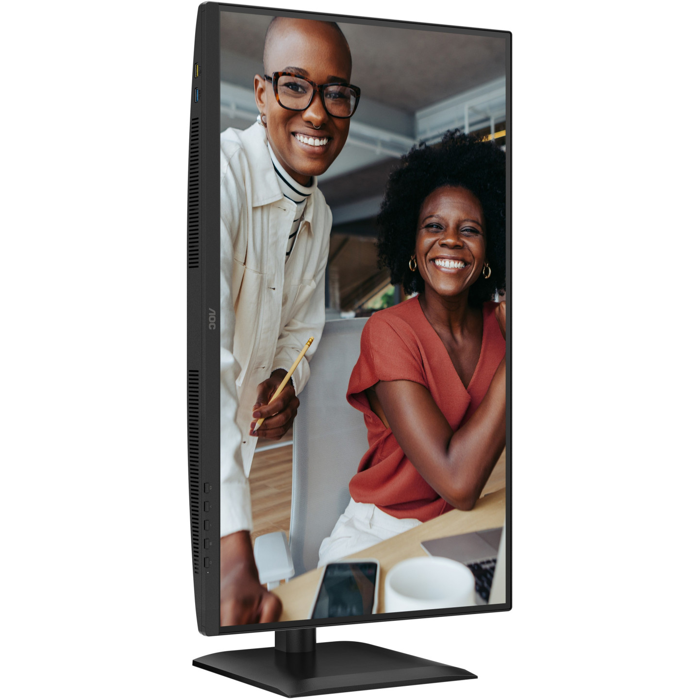 AOC Q27E4U 27" QHD 120Hz IPS USB Hub Monitor - Black (Boxed) — Buy in Cyprus with Fast Delivery