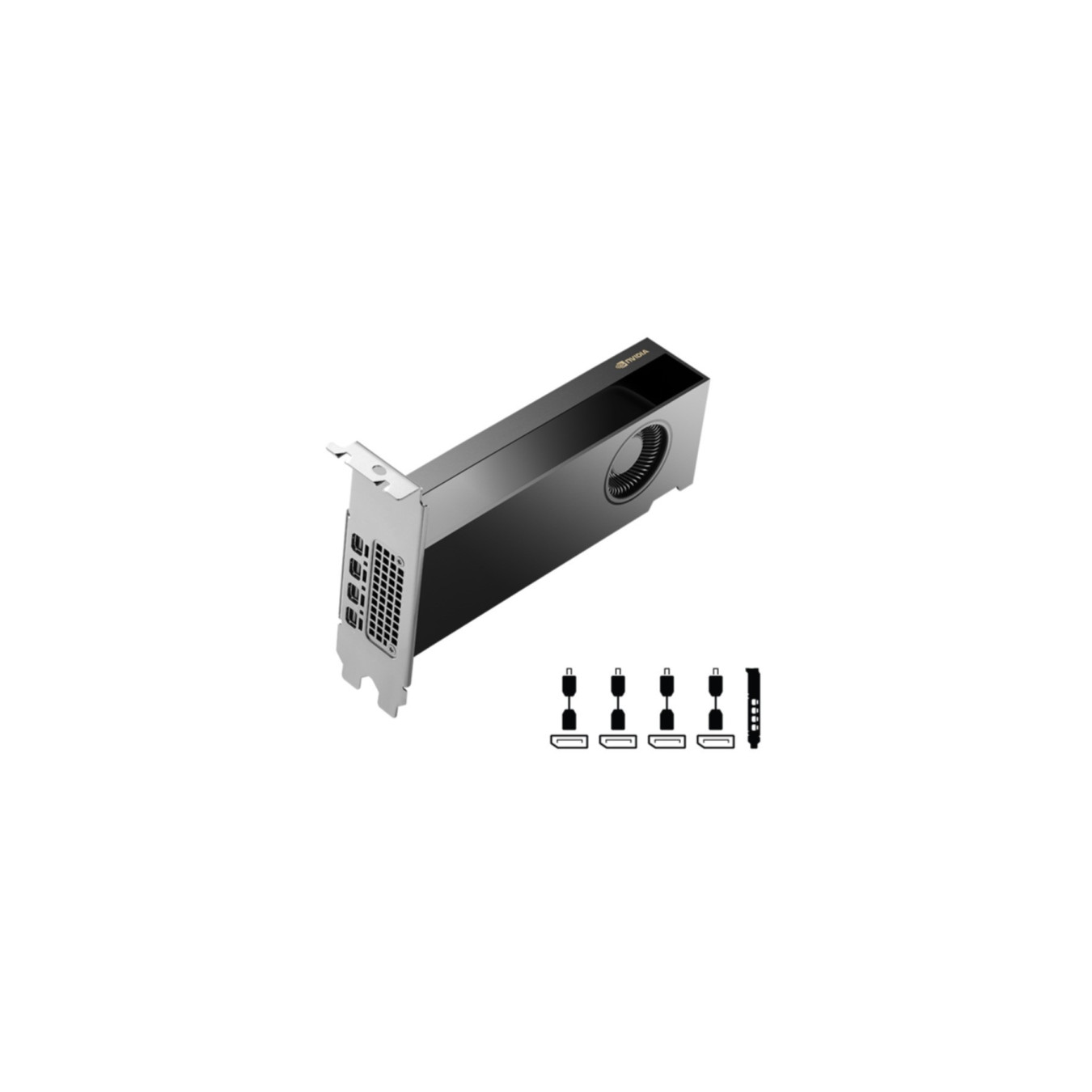 PNY Quadro RTX 2000 Ada - VCNRTX2000ADA-PB - 16GB GDDR6, 4x DisplayPort, Black, 2-slot — Buy in Cyprus with Fast Delivery