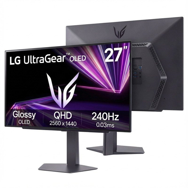 LG UltraGear 27GX704A-B 26.5" QHD OLED 0.03ms 240Hz Gaming Monitor (Boxed) — Buy in Cyprus with Fast Delivery