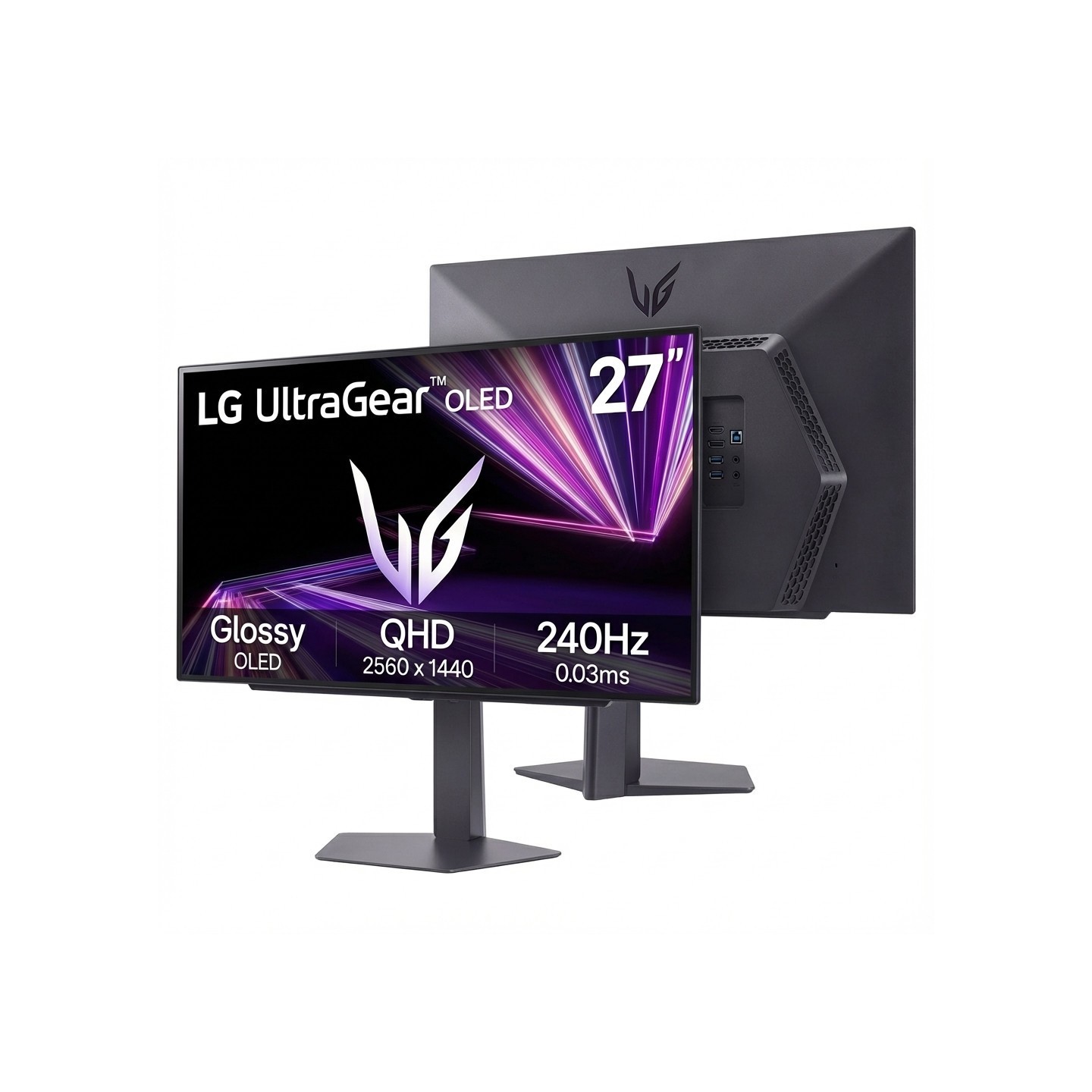 LG UltraGear 27GX704A-B 26.5" QHD OLED 0.03ms 240Hz Gaming Monitor (Boxed) — Buy in Cyprus with Fast Delivery