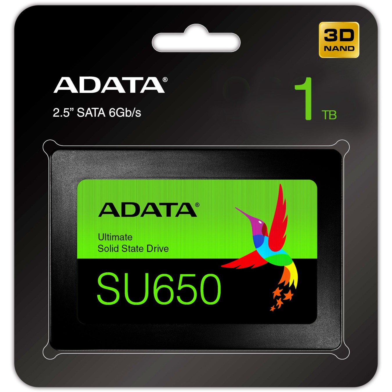 ADATA - SU650 - 2.5' 1TB SATAIII 3D NAND retail — Buy in Cyprus with Fast Delivery