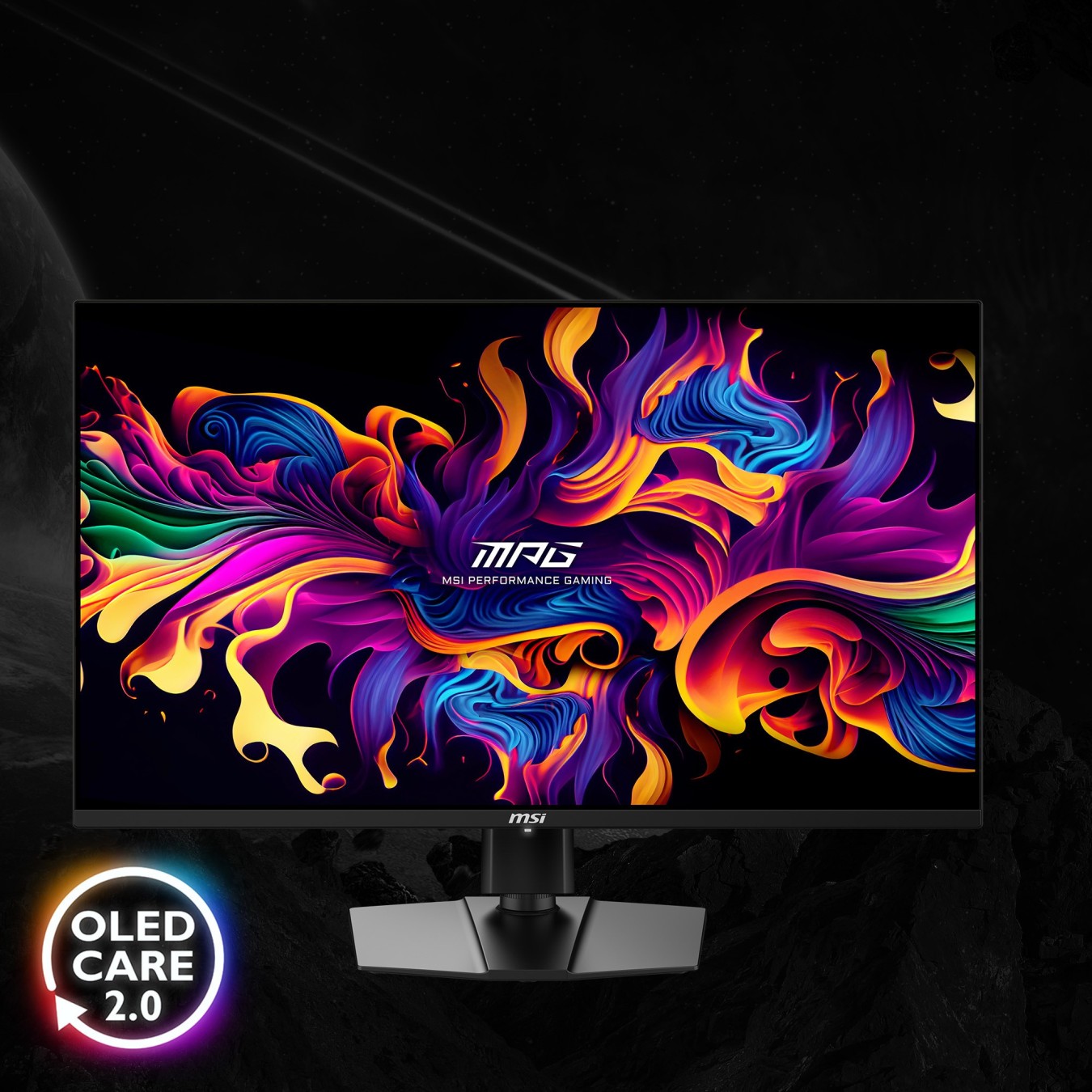 MSI MPG - 321URXDE - QD-OLED, 80 cm (31.5 in), Black, UltraHD 4K, Adaptive-Sync, USB-C, 240 Hz panel