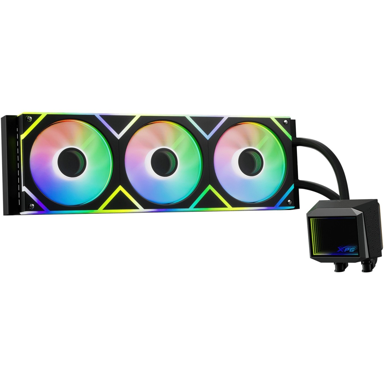 XPG Levante II 360 - AIO CPU Liquid Cooler 360mm Black ARGB | Armenius Store