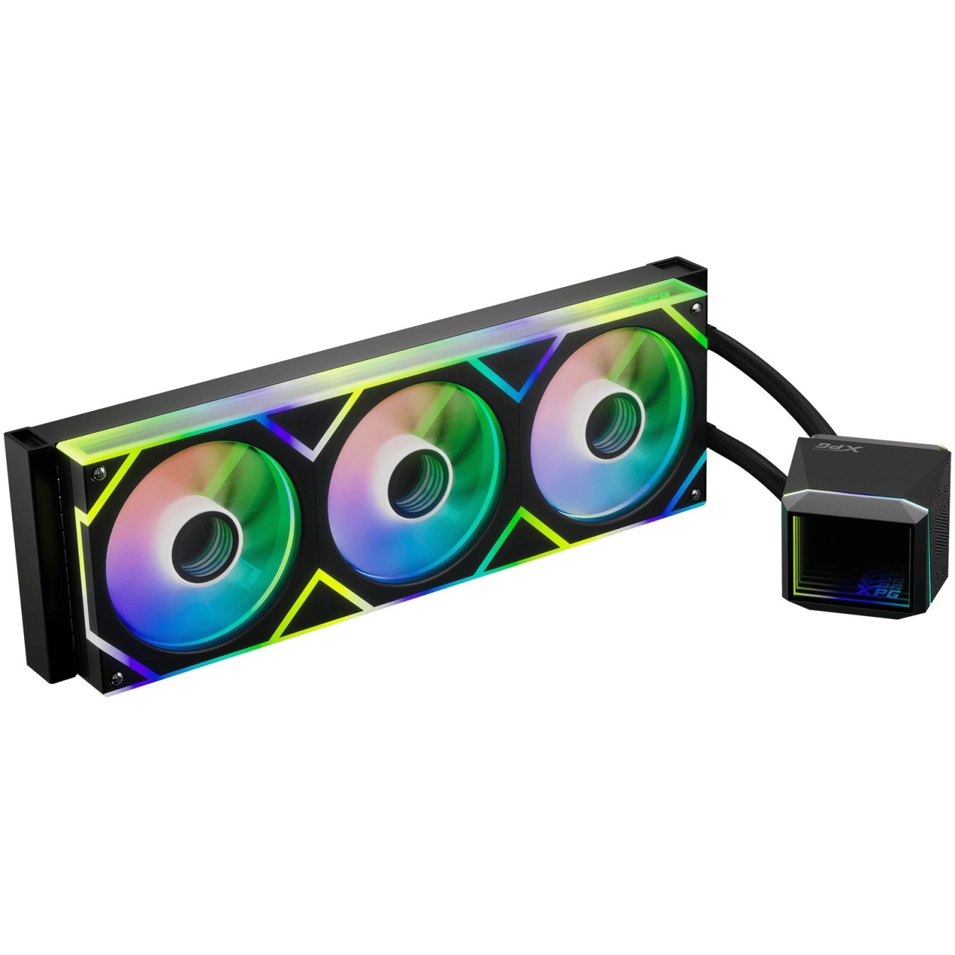 XPG Levante II 360 - AIO CPU Liquid Cooler 360mm Black ARGB | Armenius Store
