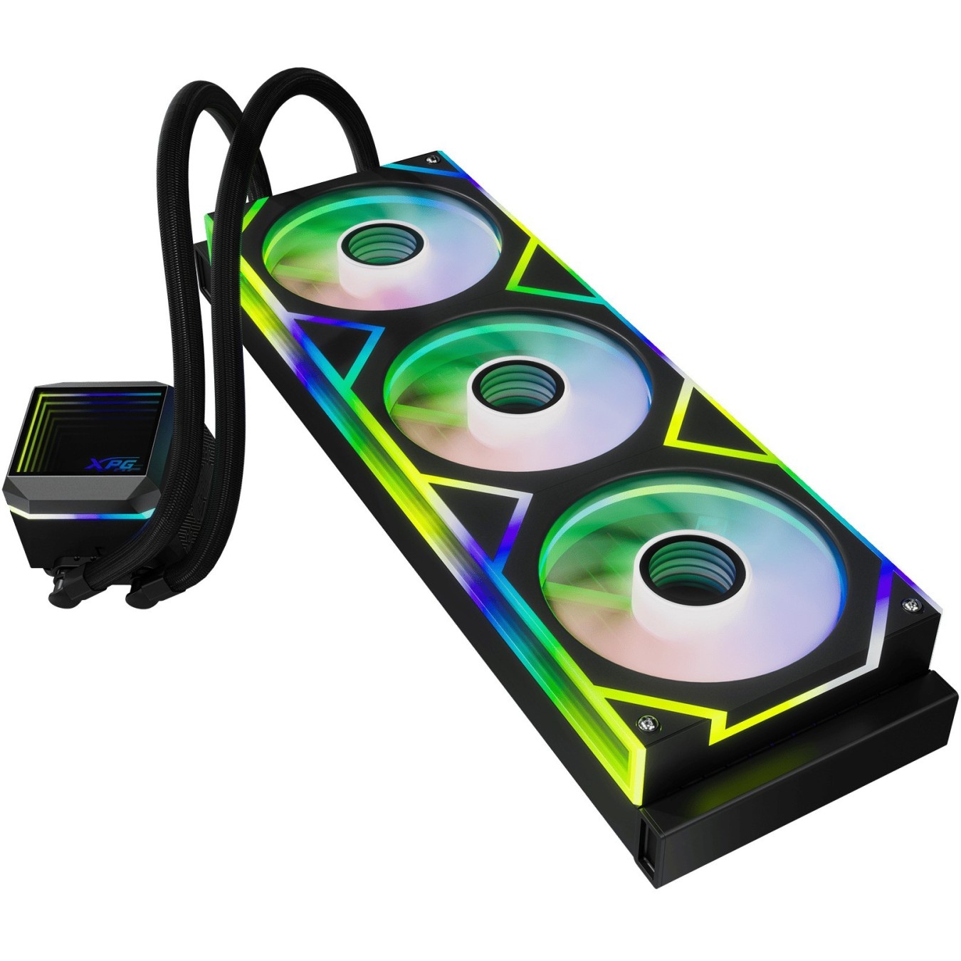 XPG Levante II 360 - AIO CPU Liquid Cooler 360mm Black ARGB | Armenius Store