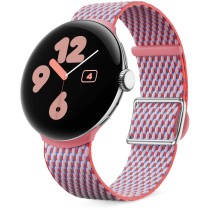 Google Pixel Watch - Pixel Watch 3 - 41mm - Woven Band - Peony — Buy in Cyprus with Fast Delivery