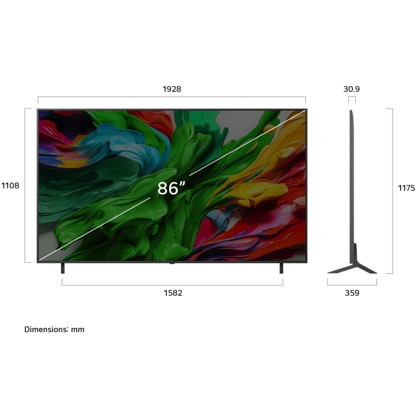 LG TV - 86QNED85A6C - 218cm 86' 4K QNED evo AI UHD 100 120 Hz Smart TV — Buy in Cyprus with Fast Delivery