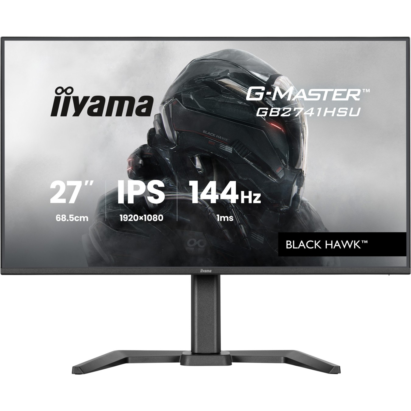 iiyama - GB2741HSU-B1 - 16:9 FHD Fast IPS 1 ms 144 Hz HDMI DisplayPort VESA 100×100 Black — Buy in Cyprus with Fast Delivery
