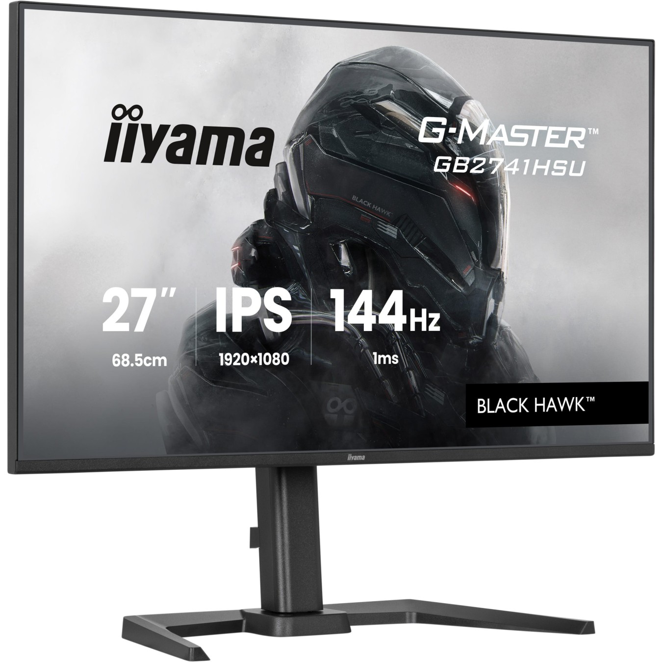 iiyama - GB2741HSU-B1 - 16:9 FHD Fast IPS 1 ms 144 Hz HDMI DisplayPort VESA 100×100 Black — Buy in Cyprus with Fast Delivery