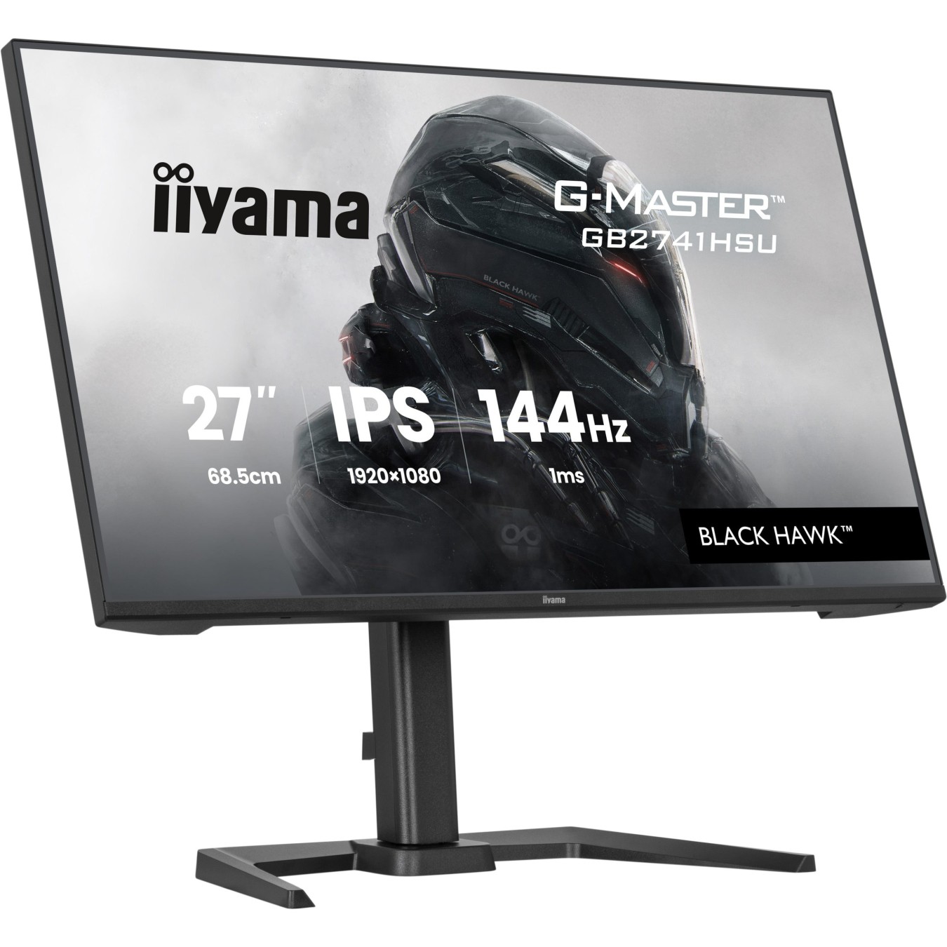 iiyama - GB2741HSU-B1 - 16:9 FHD Fast IPS 1 ms 144 Hz HDMI DisplayPort VESA 100×100 Black — Buy in Cyprus with Fast Delivery