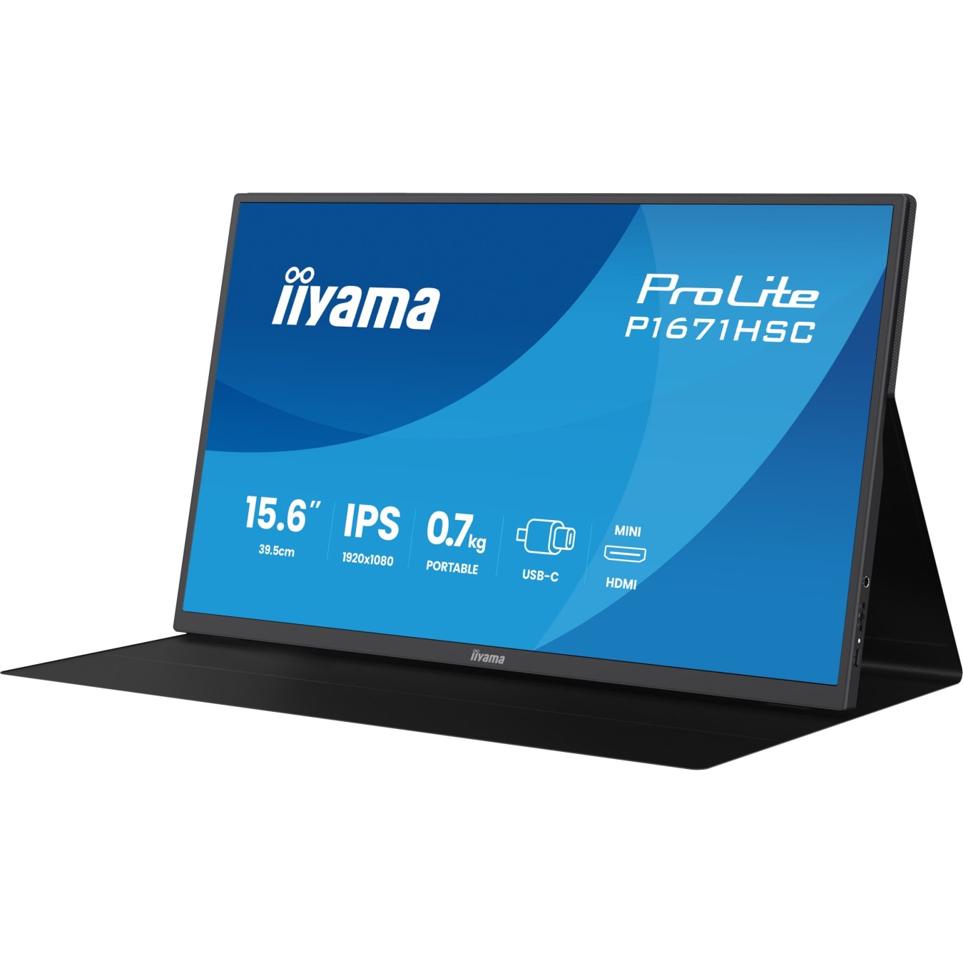 IIYAMA 39.5cm (15.6') - P1671HSC-B1 - 16:9 mHDMI+2xUSB-C IPS — Buy in Cyprus with Fast Delivery