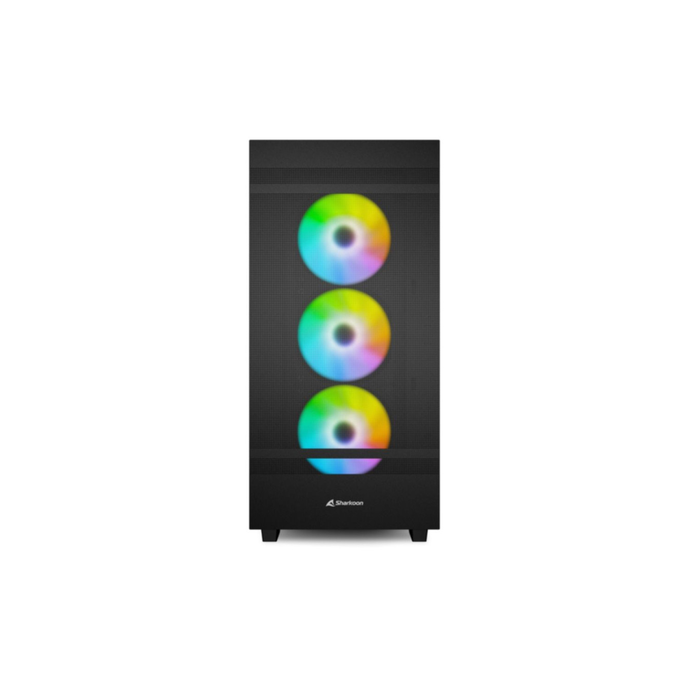Sharkoon Rebel C50 RGB - Full Tower PC Case - Black, ATX/Micro-ATX/Mini-ITX, 400mm GPU Clearance