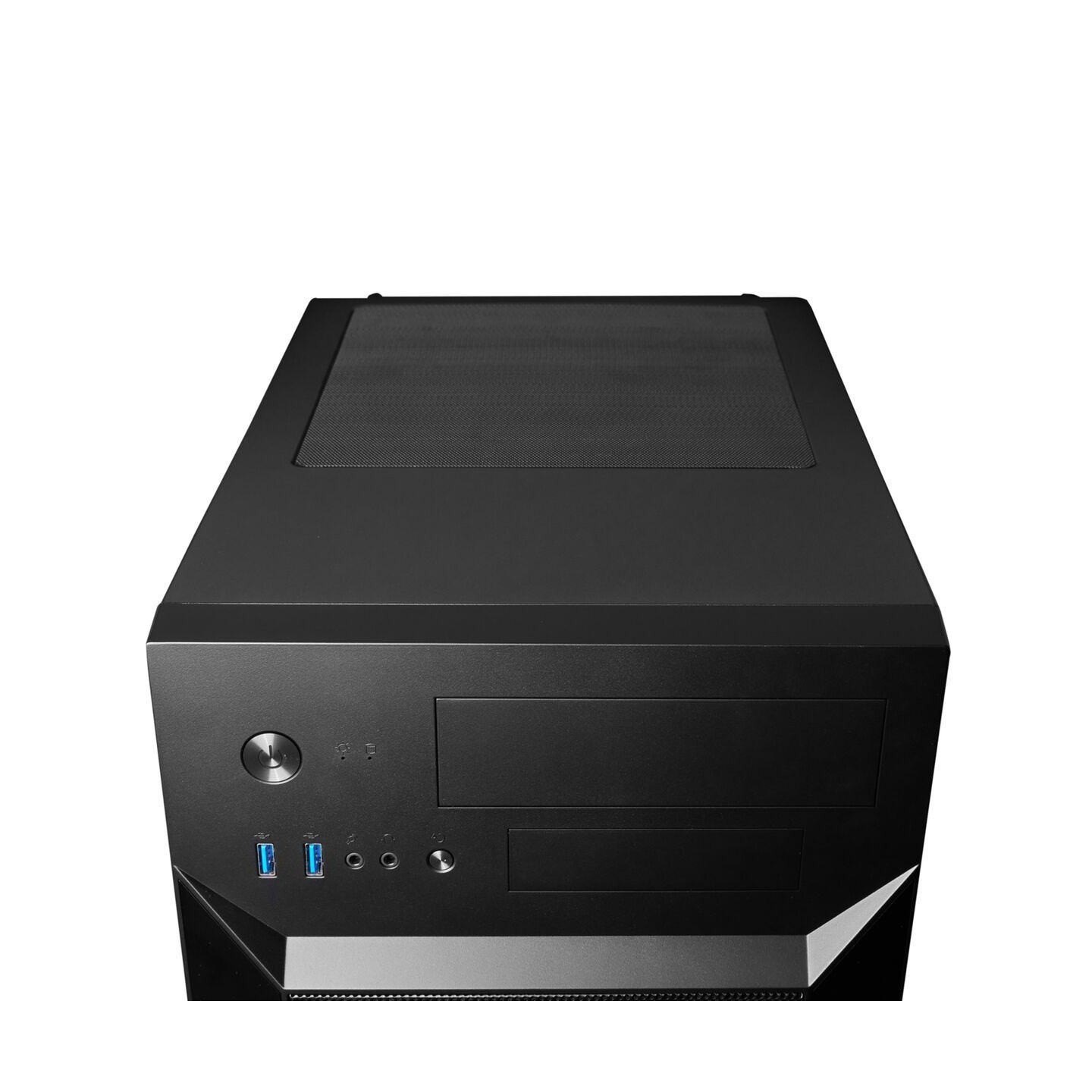 Chieftec CI-02B-OP PC Case - Cube Micro-ATX/Mini-ITX, Black, 320mm GPU, 160mm CPU Cooler Clearance