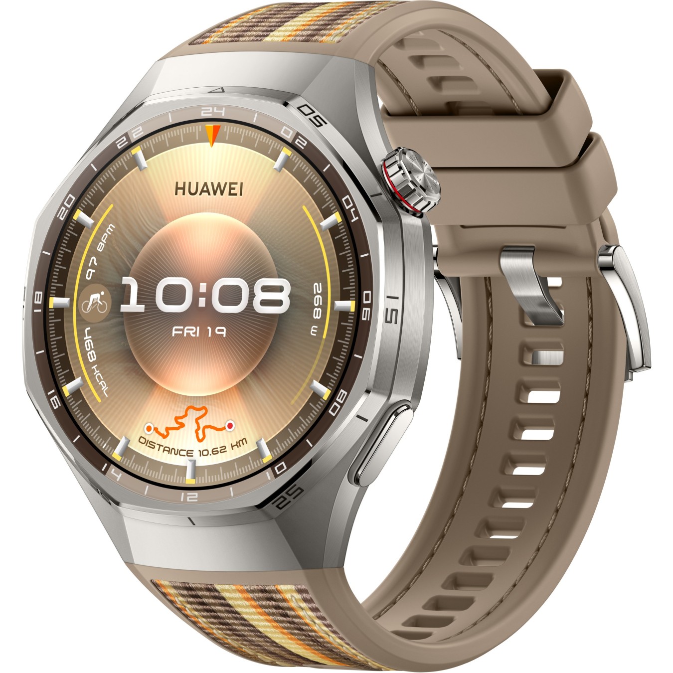 Huawei WATCH GT6 pro 46mm - Atum-B29W - Brown Woven Strap — Buy in Cyprus with Fast Delivery