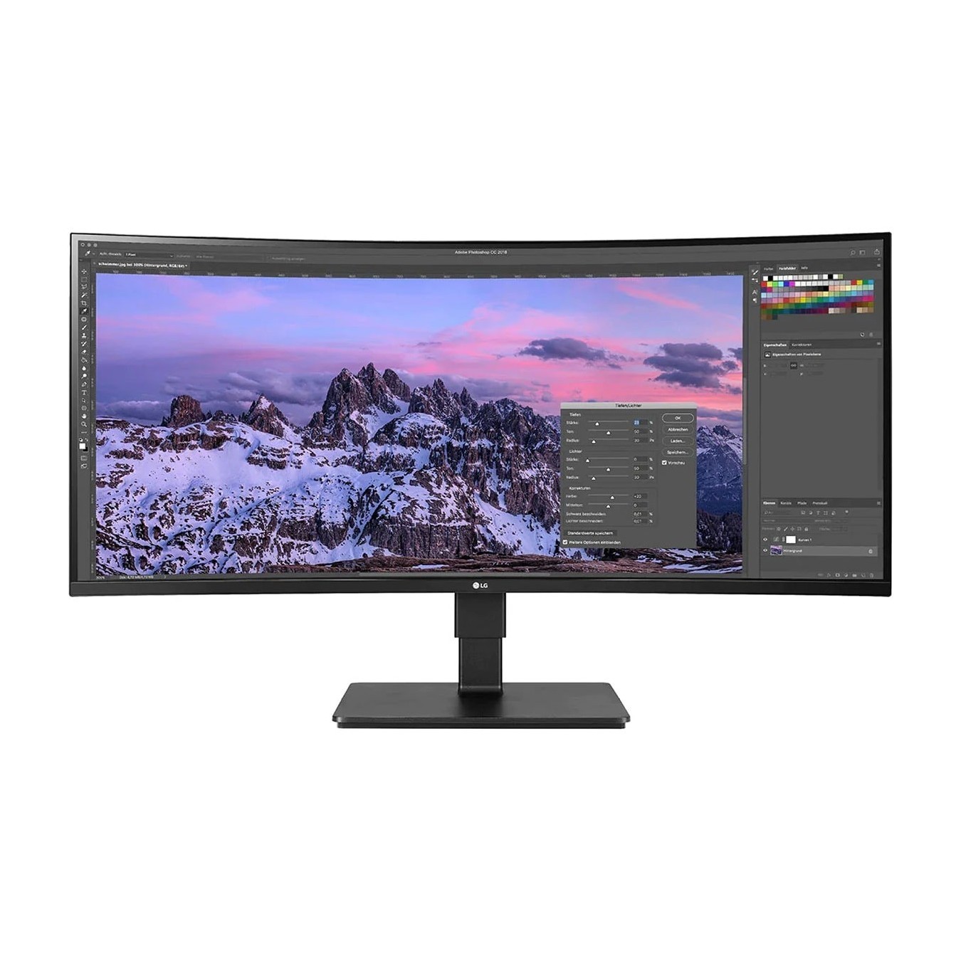 LG Monitor - 35BN77CP-B - 88.9cm 35'' (3440x1440) 5ms 21:9 IPS HDMI DP USB-C Speaker UWD Black