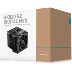 DeepCool AK620 G2 Digital NYX CPU Air Cooler - Dual 120mm Fans LCD (Boxed) — Buy in Cyprus with Fast Delivery