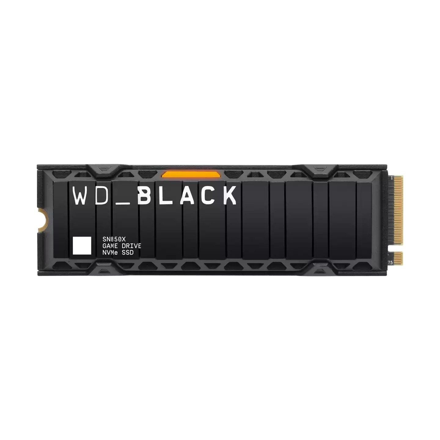 Western Digital WD_BLACK SN850X 2TB M.2 NVMe SSD with Heatsink - PCIe 4.0 x4 7300 MB/s - WDS200T2XHE (Boxed)