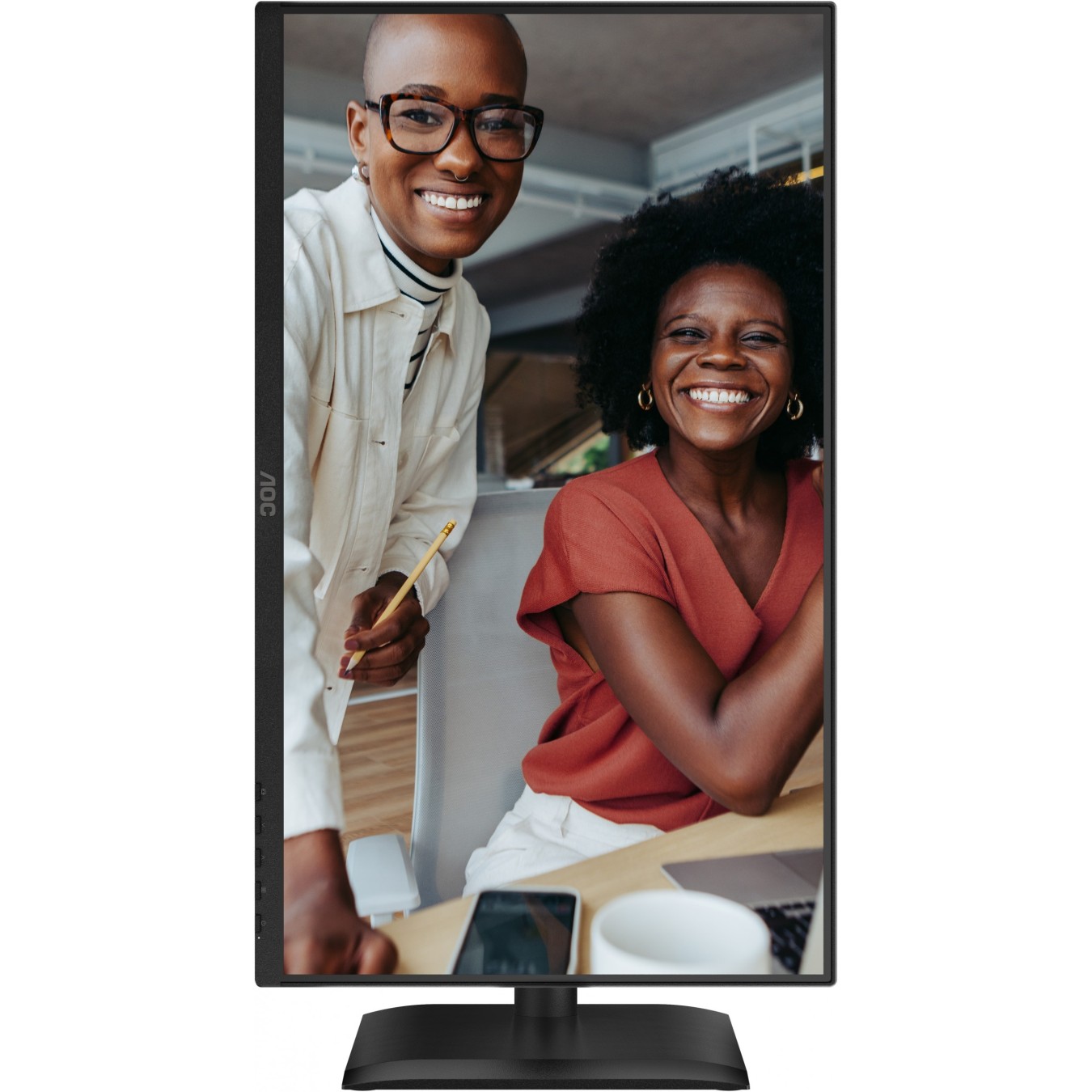 AOC 60.5cm (23.8') - 24E4CV - 16:09 HDMI+DP+USB-C Lift black — Buy in Cyprus with Fast Delivery