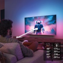 Philips 12 139 cm 55-inch 4K OLED 120 Hz Ambilight Smart TV - 55OLED760 - Ambilight Smart TV