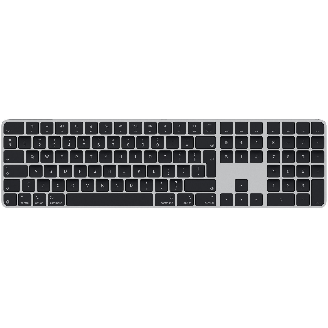 APPLE Magic Keyboard with Touch ID and Numeric Keypad for Mac models with Apple silicon - International English