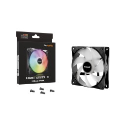 Buy be quiet! Light Wings LX 120mm PWM Case Fan - ARGB Illumination, 4-pin PWM in Cyprus, Nicosia, Limassol, Larnaka, Pafos