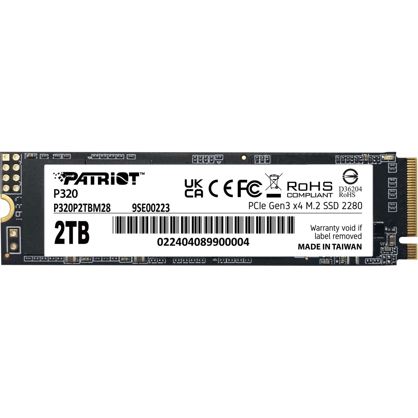 Patriot M.2 2TB - P320 - PCIe 3.0 NVMe 3000 2200 PE999 — Buy in Cyprus with Fast Delivery