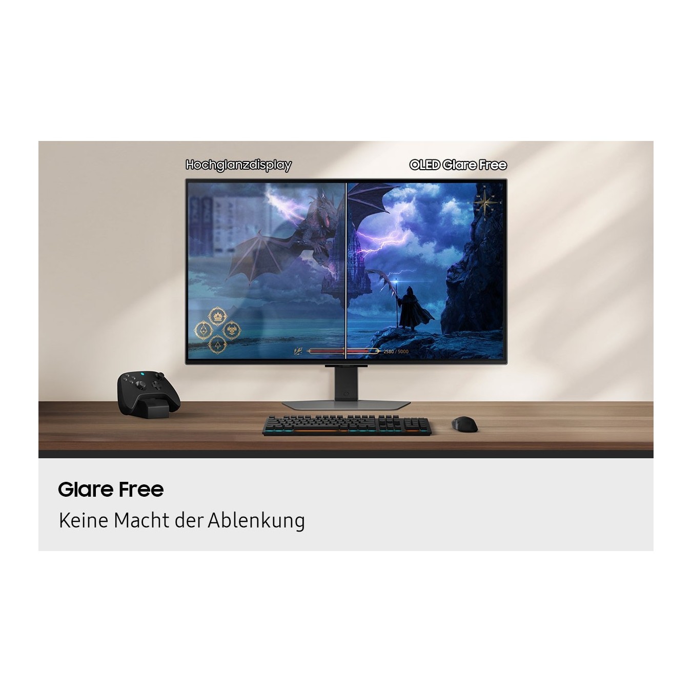 Samsung Odyssey OLED - LS32FG814SUXEN - G81SF 80cm (32') 4K OLED Gaming Monitor 16:9 HDMI DP 240Hz 0.03ms