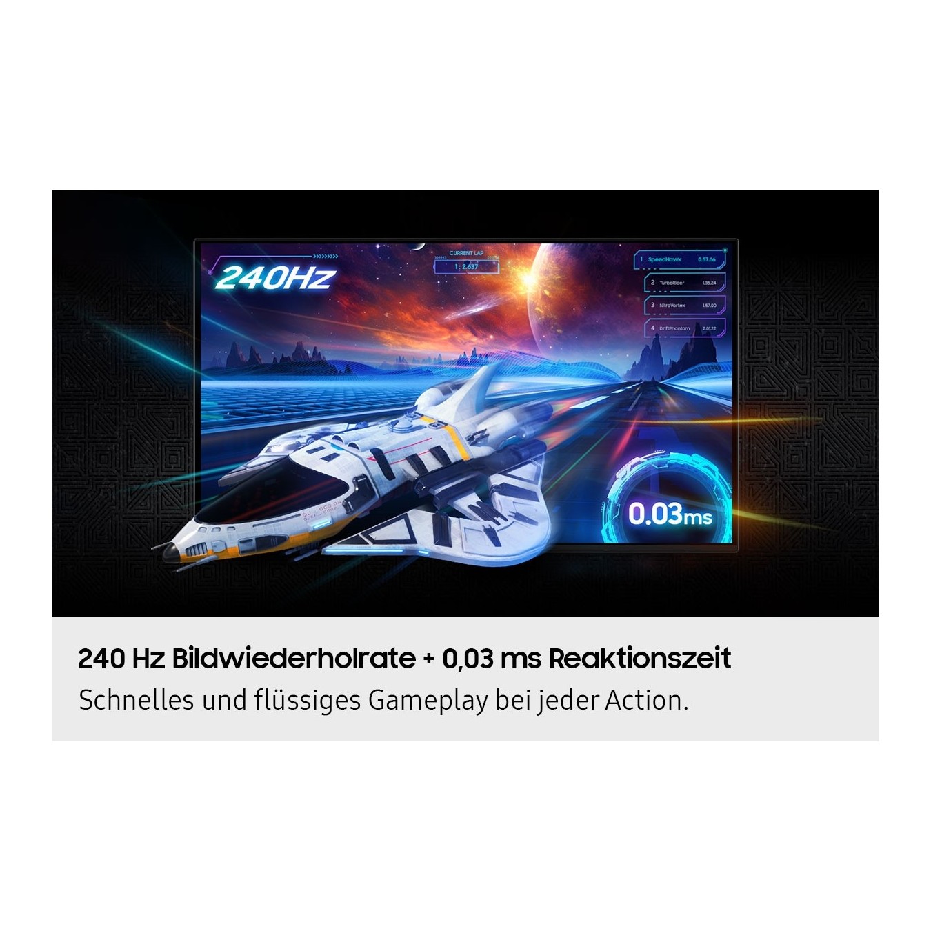 Samsung Odyssey OLED - LS32FG814SUXEN - G81SF 80cm (32') 4K OLED Gaming Monitor 16:9 HDMI DP 240Hz 0.03ms
