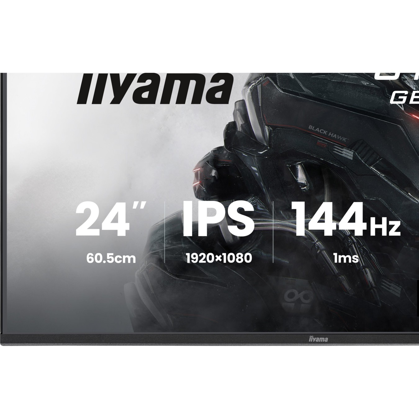 iiyama G-Master - GB2441HSU-B1 - 60.5 cm (23.8") (1920x1080) 16:9 FHD IPS 1 ms 144 Hz HDMI DisplayPort VESA Black