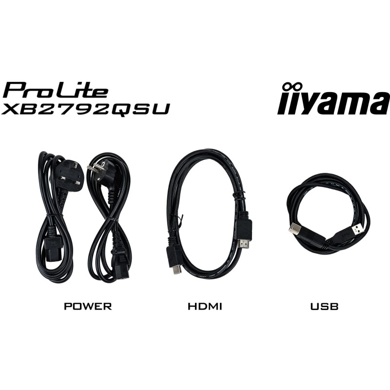 Buy IIYAMA 68.6cm (27') - XB2792QSU-B1 - 16:9 HDMI+DP+2xUSB IPS in Cyprus, Nicosia, Limassol, Larnaka, Pafos