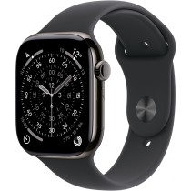 Apple Watch S11 Titan Schiefer Cellular 42mm (Sportarmband schwarz) M L — Buy in Cyprus with Fast Delivery