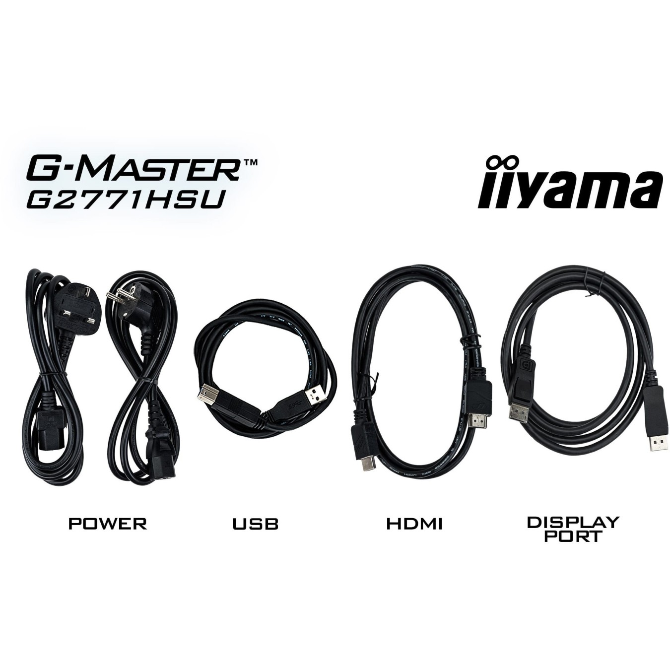 iiyama G-Master - G2771HSU-B1 - 68.6 cm (27-inch) (1920x1080) 16:9 FHD Fast IPS 0.4 ms 240 Hz HDMI DisplayPort USB-C VESA Black