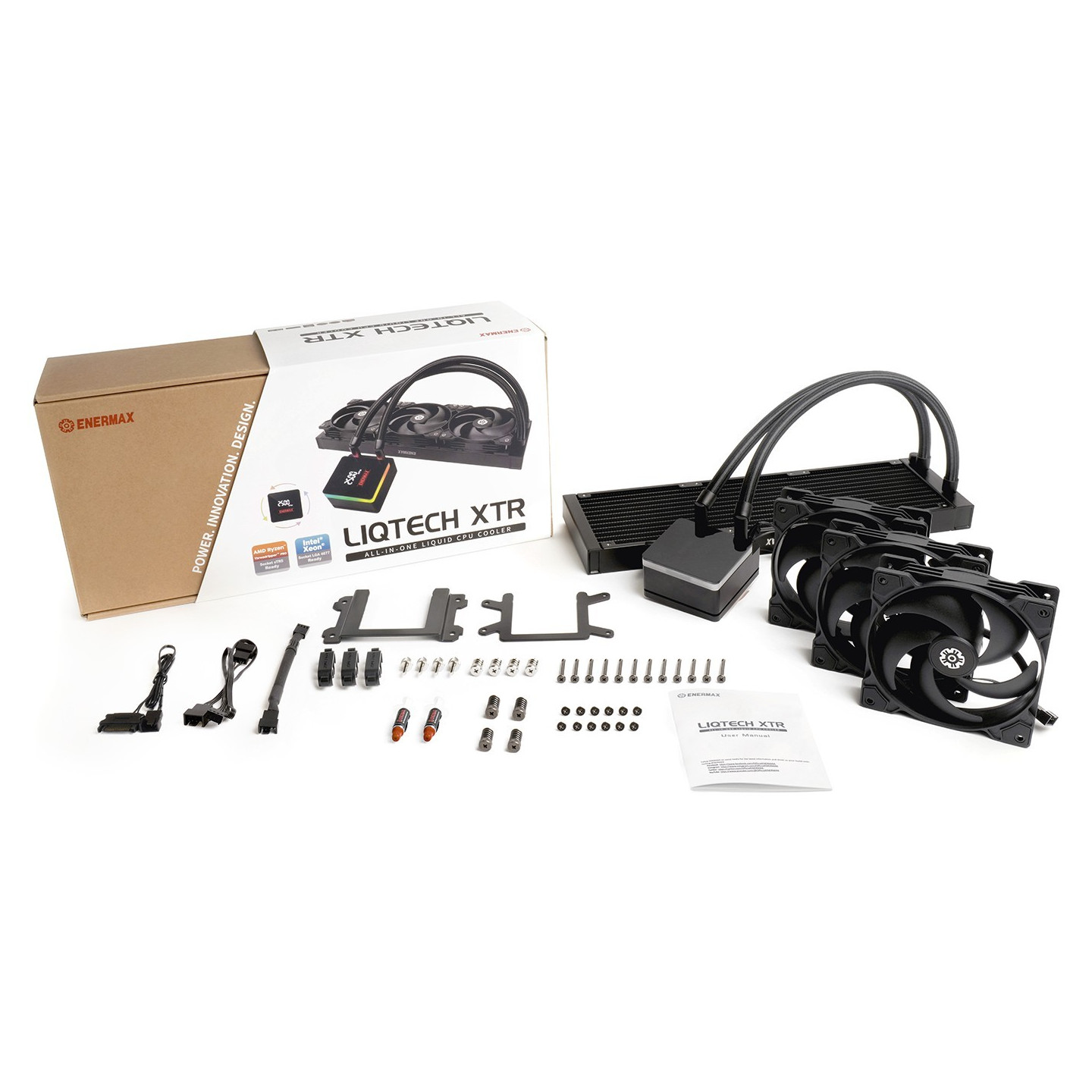 Enermax LIQTECH XTR 360mm CPU Liquid Cooler w/ Display (Boxed) — Buy in Cyprus with Fast Delivery