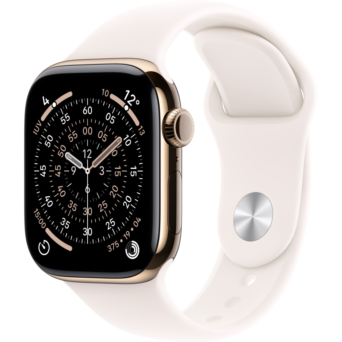 Apple Watch S11 Titan Gold Cellular 42mm (Sportarmband blassrosa) S M — Buy in Cyprus with Fast Delivery