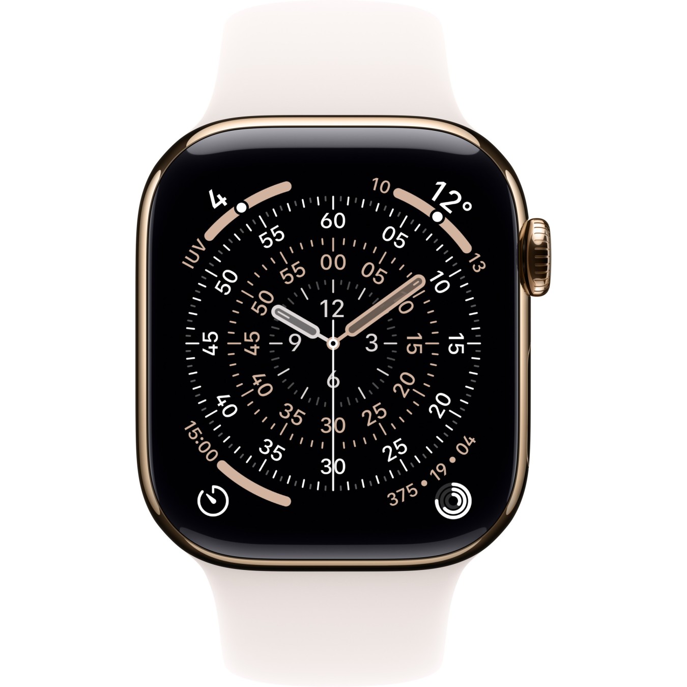 Apple Watch S11 Titan Gold Cellular 42mm (Sportarmband blassrosa) S M — Buy in Cyprus with Fast Delivery