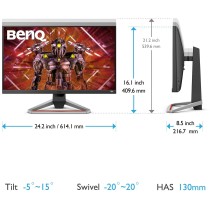 BenQ MOBIUZ EX2710U Gaming Monitor - Höhenverstellung. USB-Hub — Buy in Cyprus with Fast Delivery