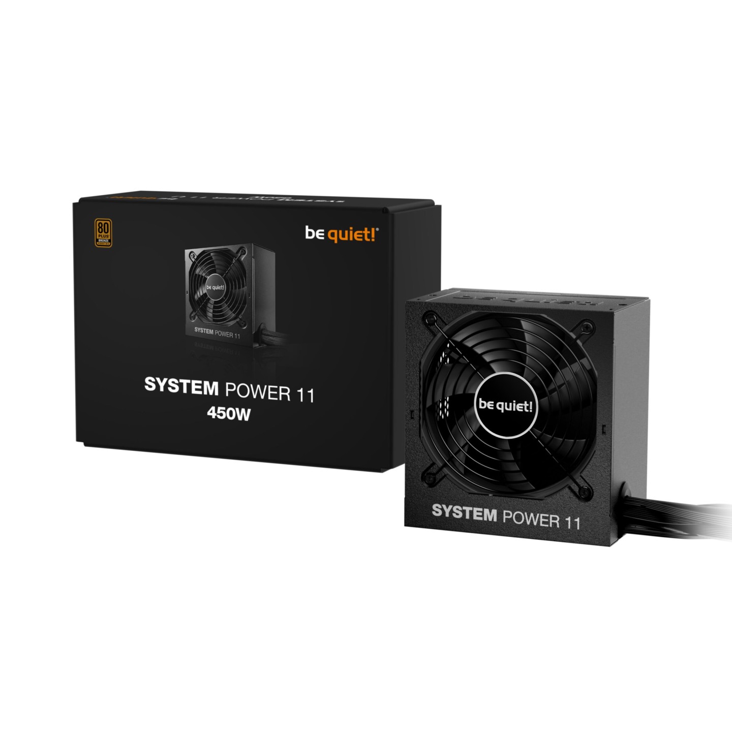 be quiet! System Power 11 450W - BP009EU - ATX 3.1, 80 PLUS Bronze, Non-modular (Boxed) — Buy in Cyprus with Fast Delivery
