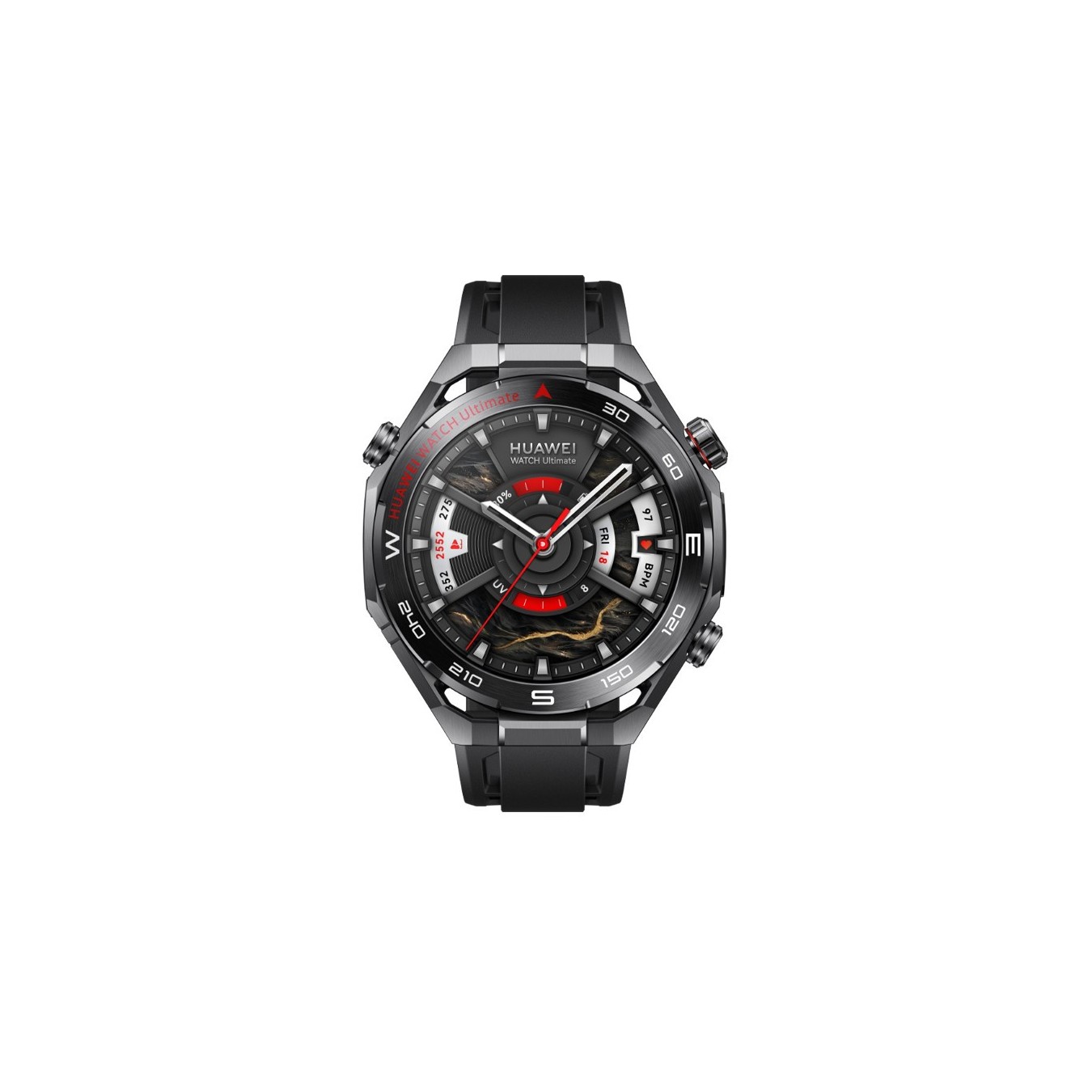 HUAWEI WATCH Ultimate 2 - March-B19 - Black Fluoroelastomer Strap — Buy in Cyprus with Fast Delivery