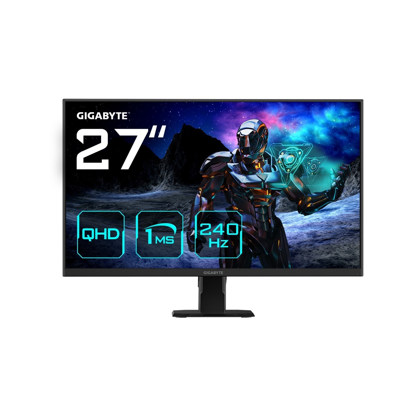 Gigabyte x 16:9 QHD SS IPS 1ms 250Hz 2xHDMI DP Black - GS27Q - 68.6cm 27' (2560x1440) — Buy in Cyprus with Fast Delivery
