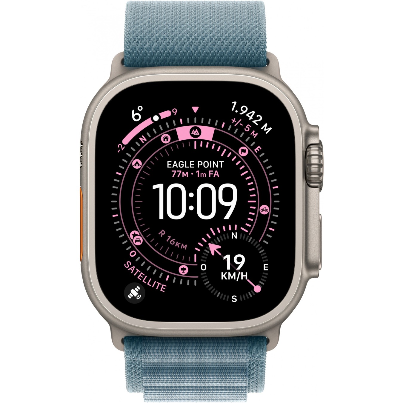 Apple Watch Ultra 3 Titanium Cellular - 49mm Natural (Alpine Loop Light Blue) Small — Buy in Cyprus with Fast Delivery