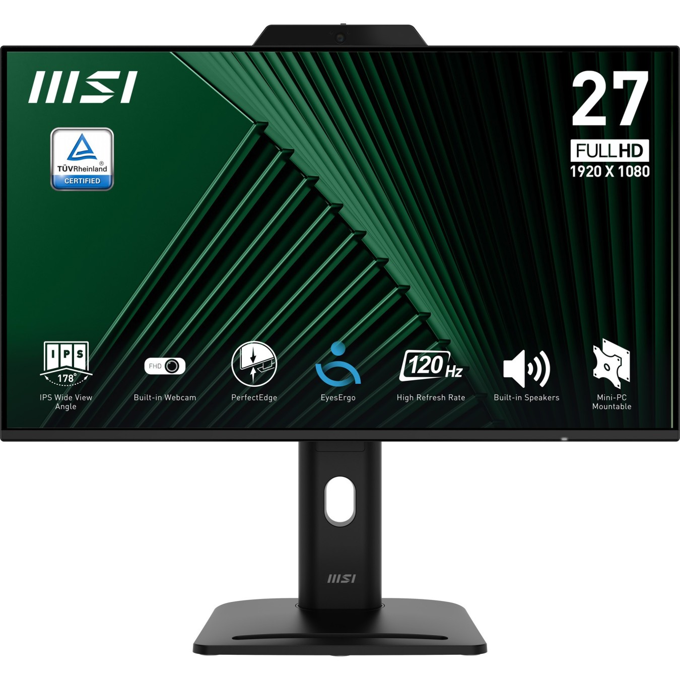 MSI PRO Monitor - MP272PMG - 69cm (27') IPS FHD 120Hz 4ms — Buy in Cyprus with Fast Delivery