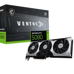 Buy MSI VENTUS 3X OC PLUS - GeForce RTX 5080 - 16GB GDDR7, Boost 2640 MHz, Tripl... in Cyprus, Nicosia, Limassol, Larnaka, Pafos