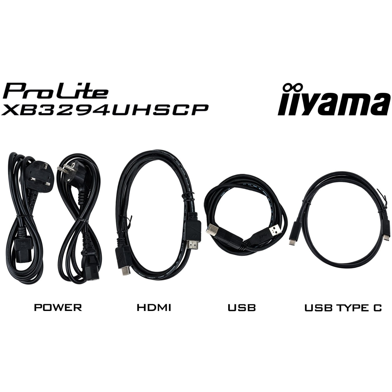 IIYAMA 80.0cm (32') - XB3294UHSCP-B1 - 16:9 2xHDMI+DP+2xUSB-C — Buy in Cyprus with Fast Delivery