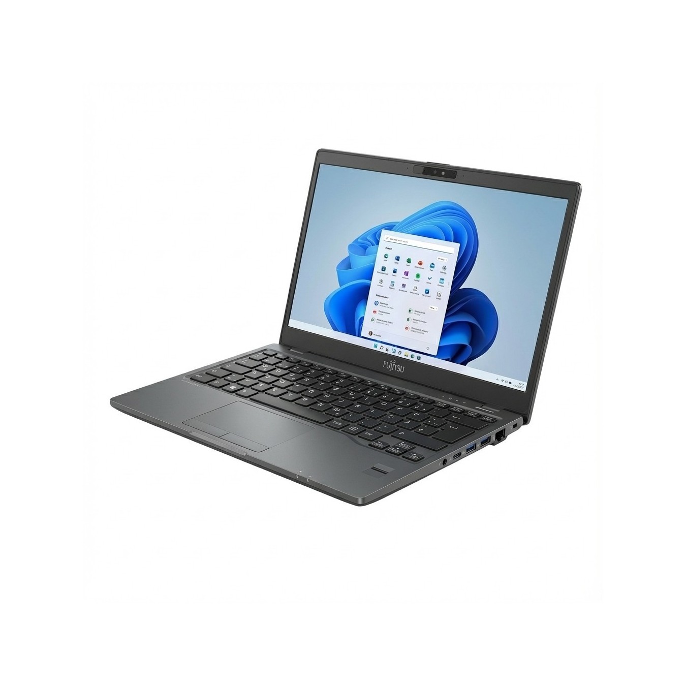 Fujitsu Lifebook - U7412 - 1255U-Intel Core i7. 14 inch. FHD. Webcam. 16GB RAM. 512GB SSD. DE. Windows 11 Pro. Grade A4