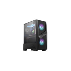 Buy MSI MAG FORGE 100R - Mid-Tower PC Case - Black, Tempered Glass, ARGB Fans, 3... in Cyprus, Nicosia, Limassol, Larnaka, Pafos