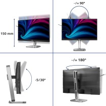Philips Monitor - 27B2U6903 - 68.5 cm (27.0"), 16:09, 2xHDMI+DP+USB, Black Gray — Buy in Cyprus with Fast Delivery