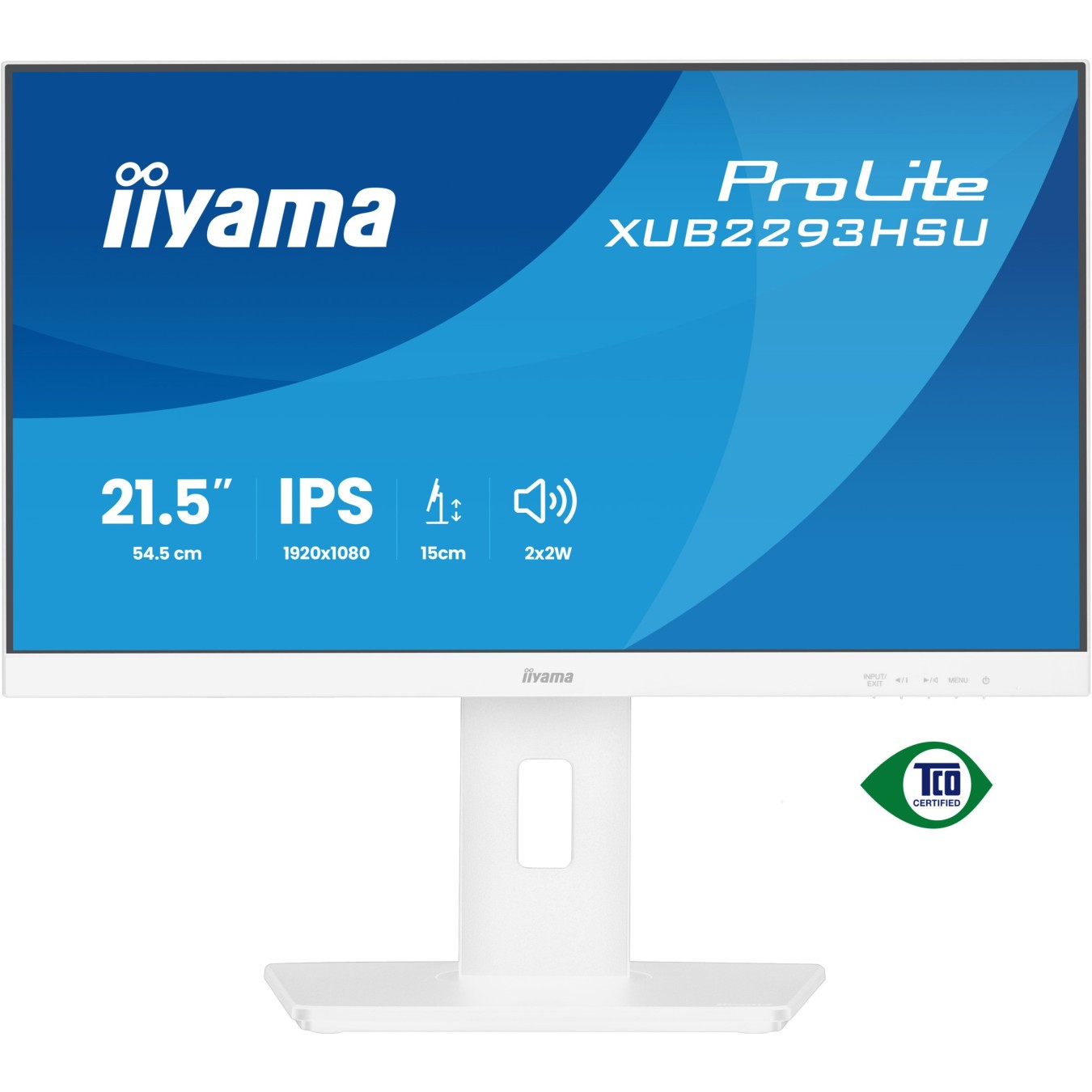 IIYAMA 54.5 cm (21.5 in) - XUB2293HSU-W7 - 16:9 HDMI+DP+2xUSB — Buy in Cyprus with Fast Delivery