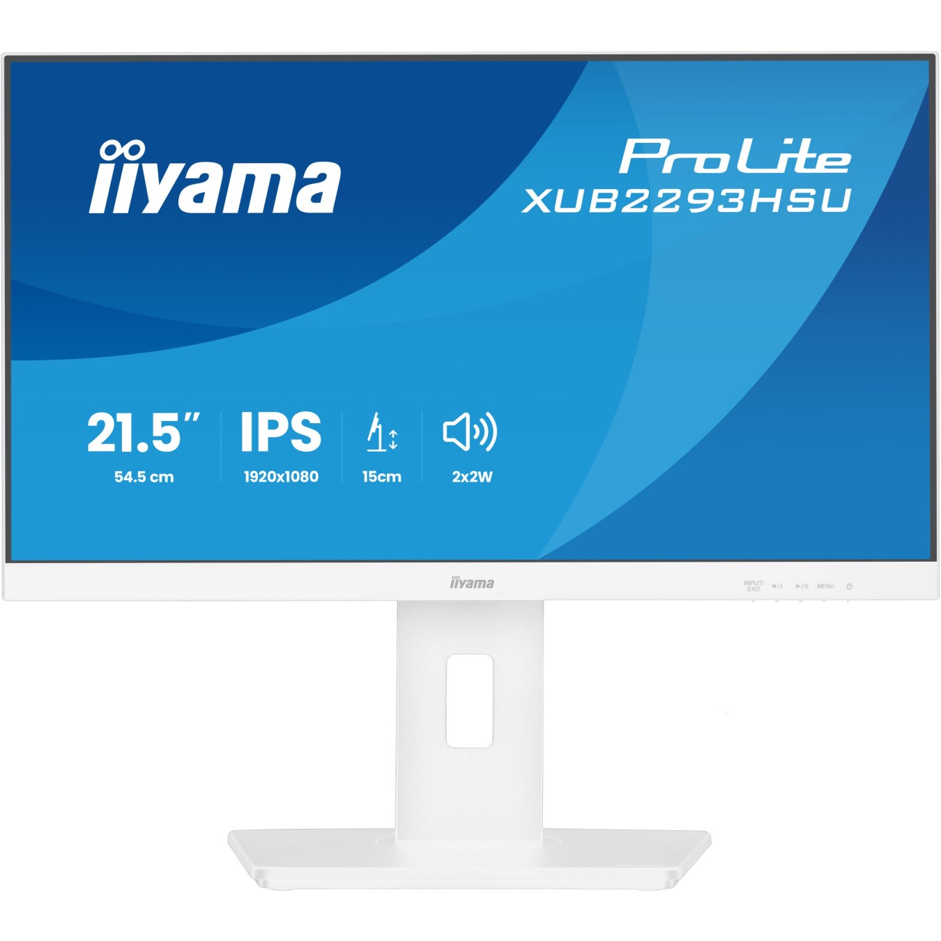 IIYAMA 54.5 cm (21.5 in) - XUB2293HSU-W7 - 16:9 HDMI+DP+2xUSB — Buy in Cyprus with Fast Delivery