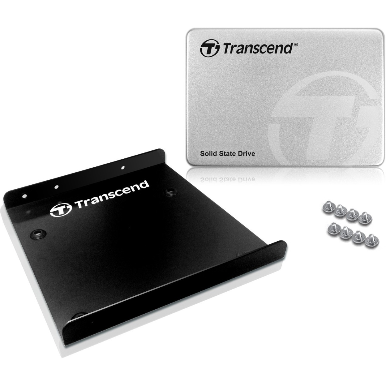 Transcend SSD - SSD370S - 128GB SSD, 6.4 cm, 2.5 inch SATA 6Gb/s, MLC Aluminum housing — Buy in Cyprus with Fast Delivery